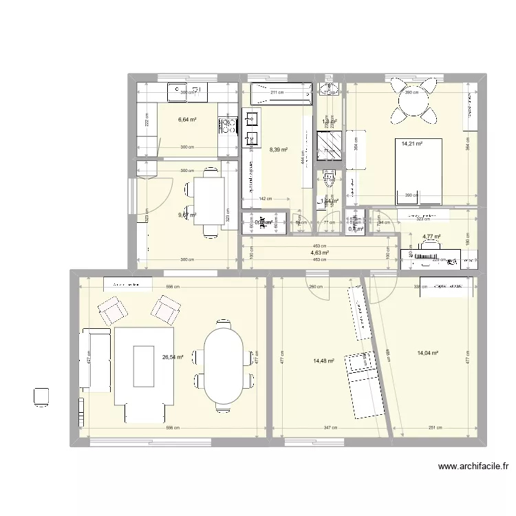 16AvGallieni - V1. Plan de 