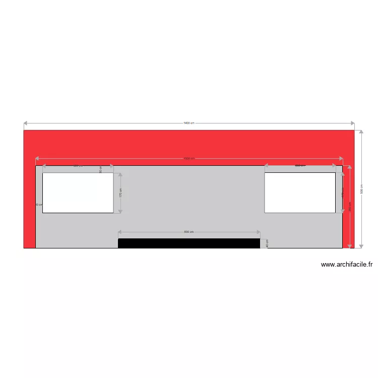 Argus Richemond Vue de face. Plan de 