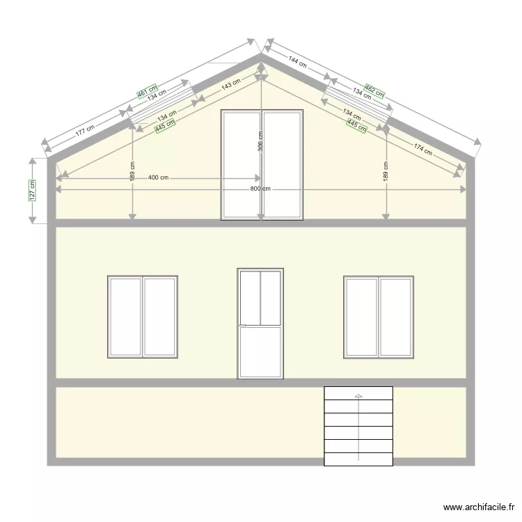 Plan de coupe Thibault. Plan de 