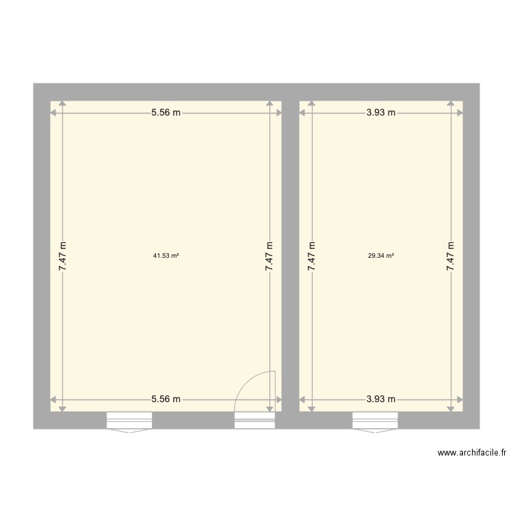 LOCATION DU BONHEUR ETAGE INTERIEUR. Plan de 0 pièce et 0 m2