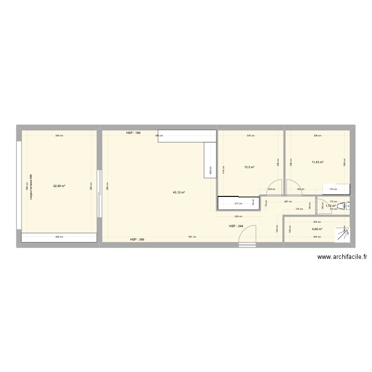 Appartement T3 St Geoirs. Plan de 0 pièce et 0 m2