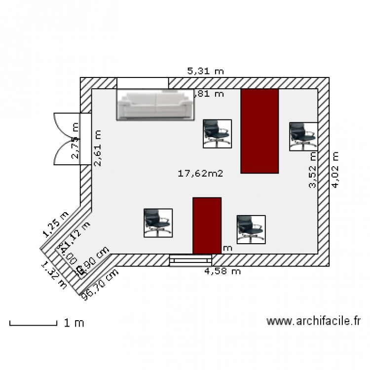 TSYS amenagement bureau. Plan de 0 pièce et 0 m2