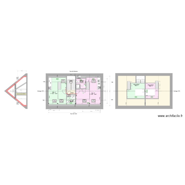 Amenagement comble v6. Plan de 0 pièce et 0 m2