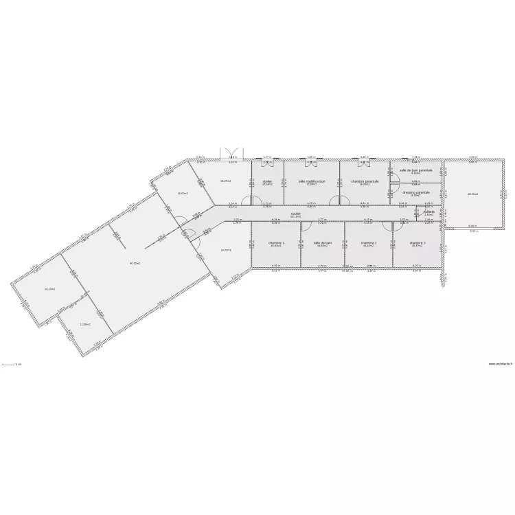 maison 2 rez-de-chaussé. Plan de maison 2 rez-de-chaussé. Plan de