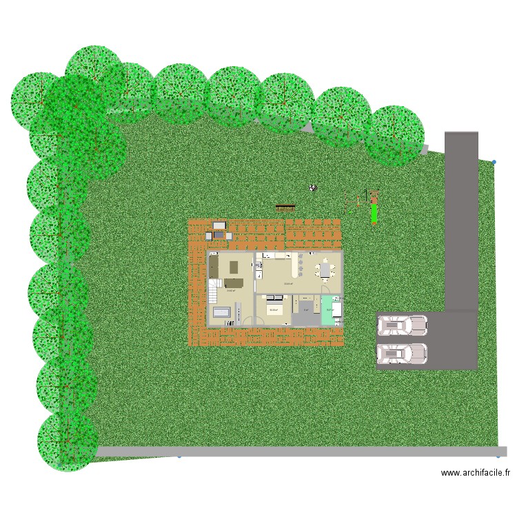 LA PRAIRIE RDC V1. Plan de 0 pièce et 0 m2