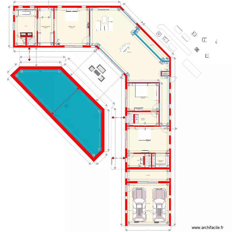 vineyard v8. Plan de 