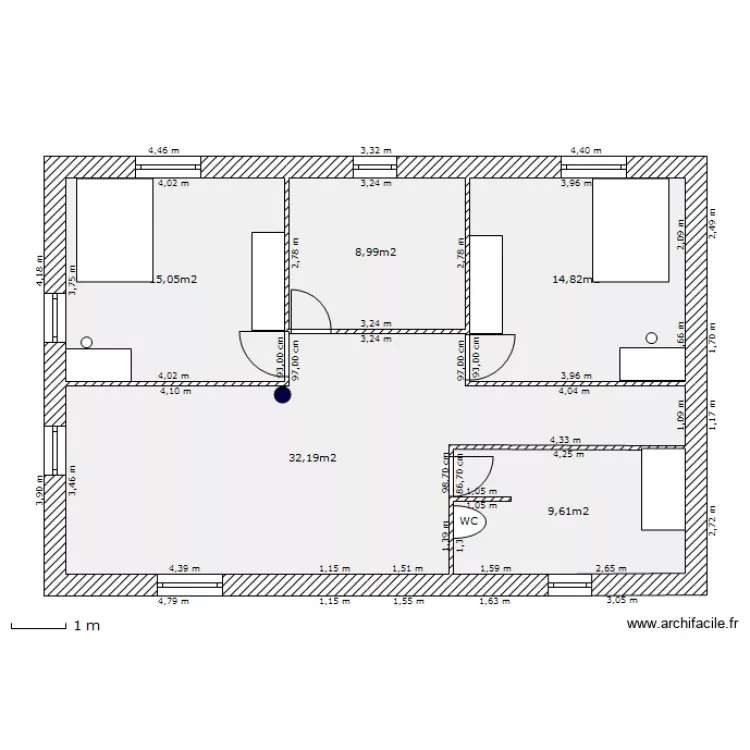 maison étage. Plan de maison étage. Plan de