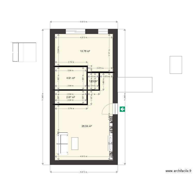 B 1 2 correctif 20180603. Plan de 0 pièce et 0 m2