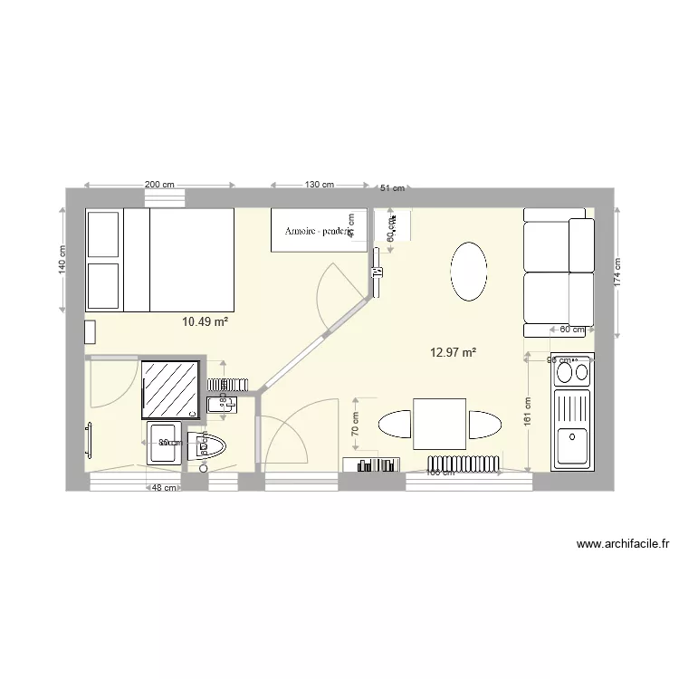 F&eacute;lix Faure Colombes V5. Plan de 