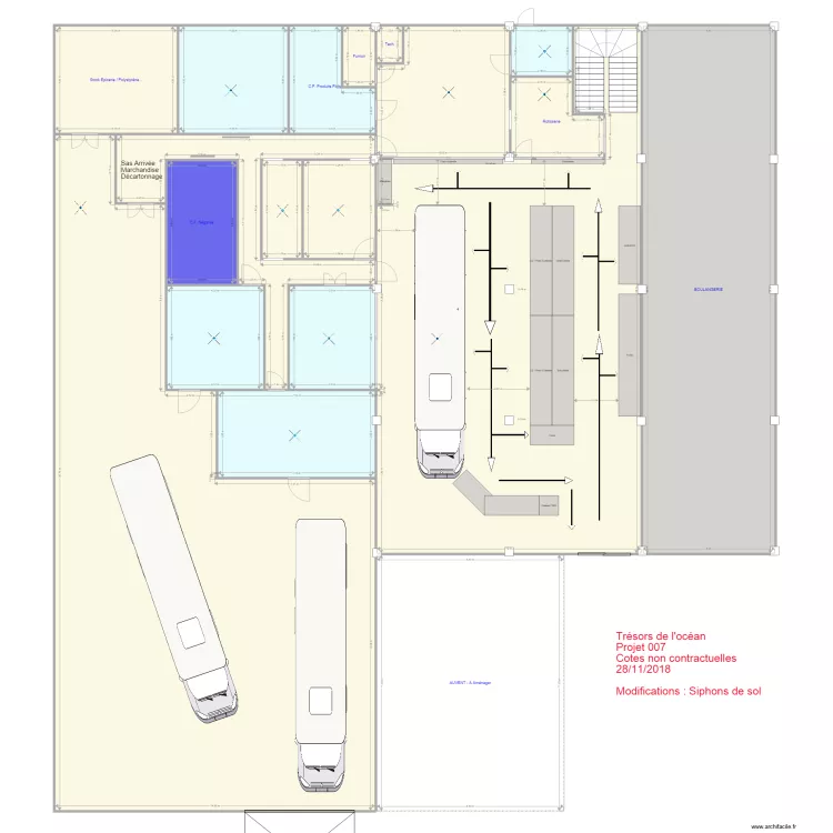 Tresor Ocean 007. Plan de 