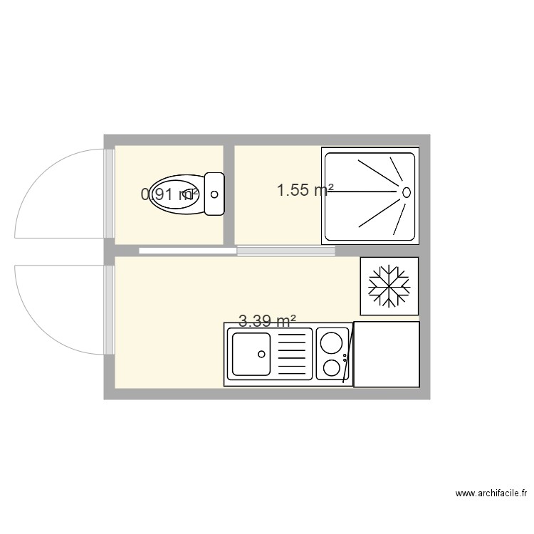 containers 10 pieds. Plan de 0 pièce et 0 m2