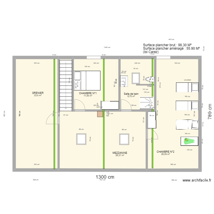 LEFEBVRE . Plan de 0 pièce et 0 m2
