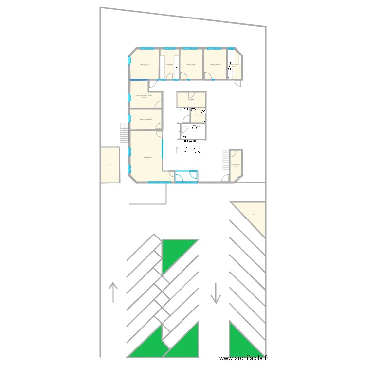 Cabinet1. Plan de 0 pièce et 0 m2