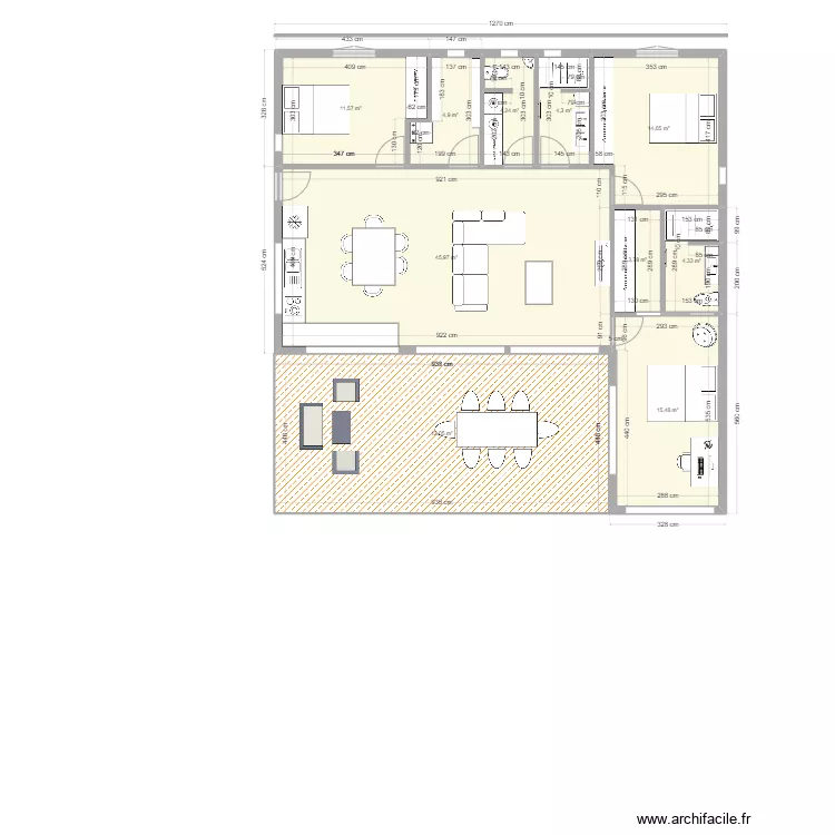 MAISON TOTO JUJU electricit&eacute;. Plan de 