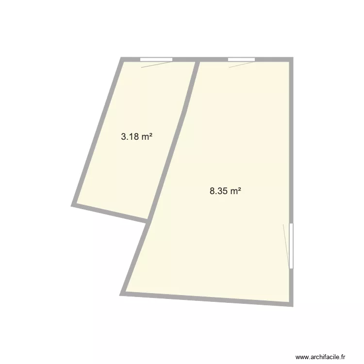 SdB Barbara Ben vide. Plan de 