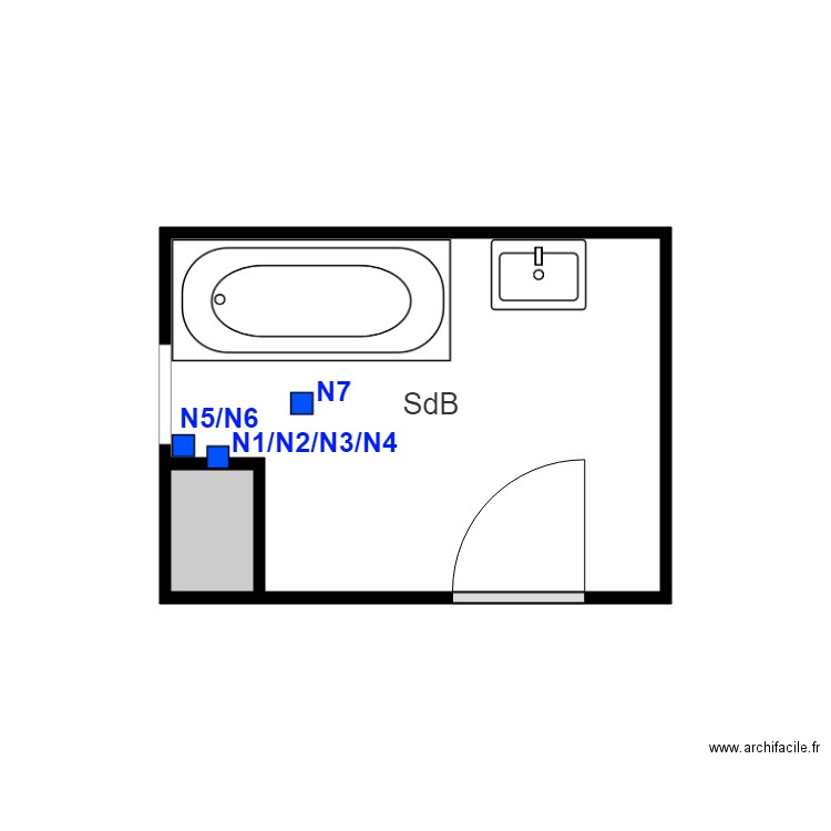 036062H0013 PARIS Barbanègre. Plan de 0 pièce et 0 m2