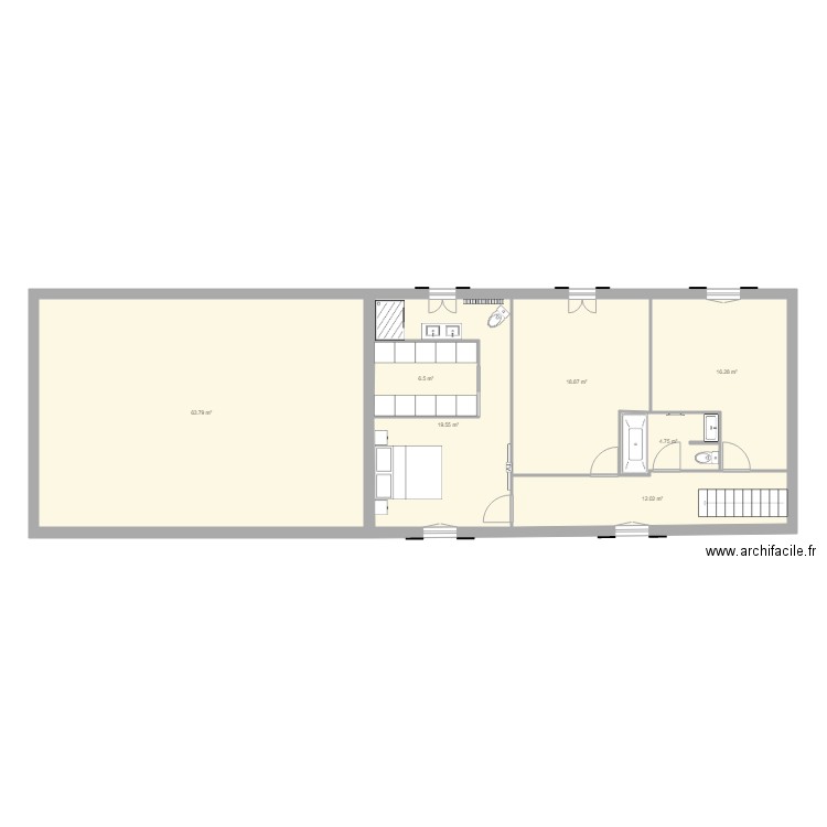 Maison Barsac 1er V5. Plan de 0 pièce et 0 m2