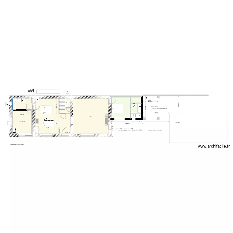 avec modifications avec Sophie nouveau wc V4 sans meubles. Plan de 