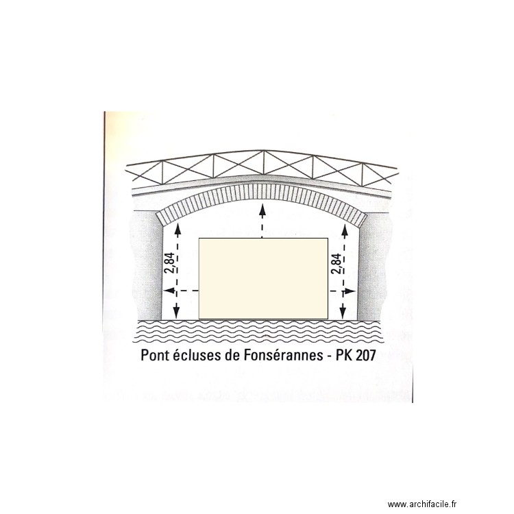 Pont de fonseranes  pk 207. Plan de 0 pièce et 0 m2