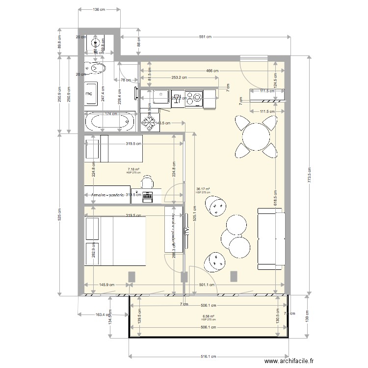 A 710 PLAN 3. Plan de 0 pièce et 0 m2