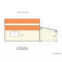 Fa&ccedil;ade Ouest Projet&eacute;e