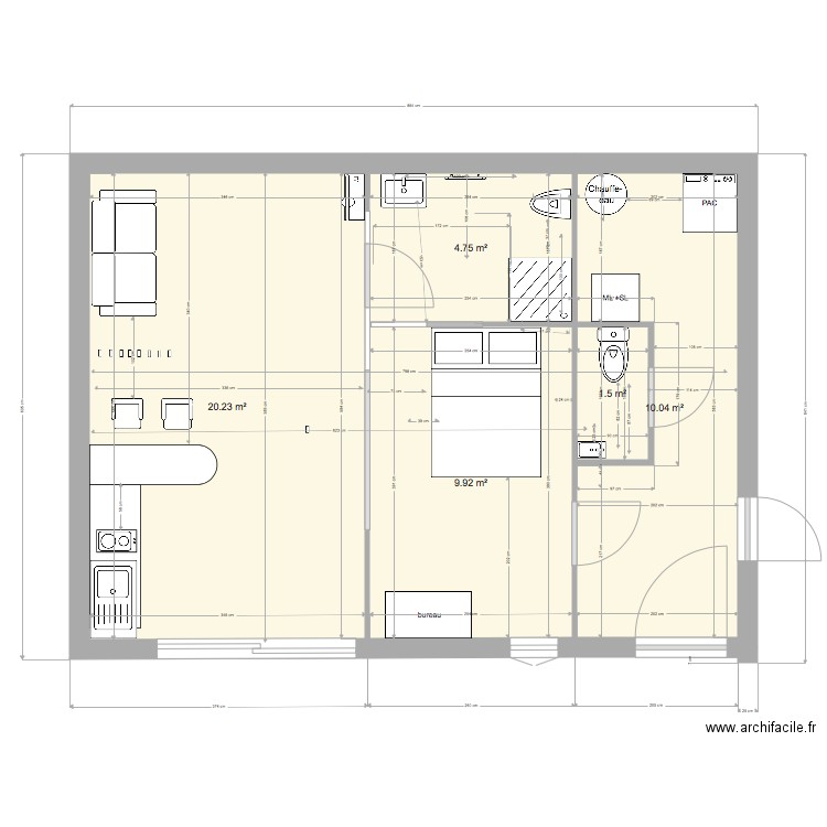 rdc 1 et entrée der  relié der. Plan de 0 pièce et 0 m2