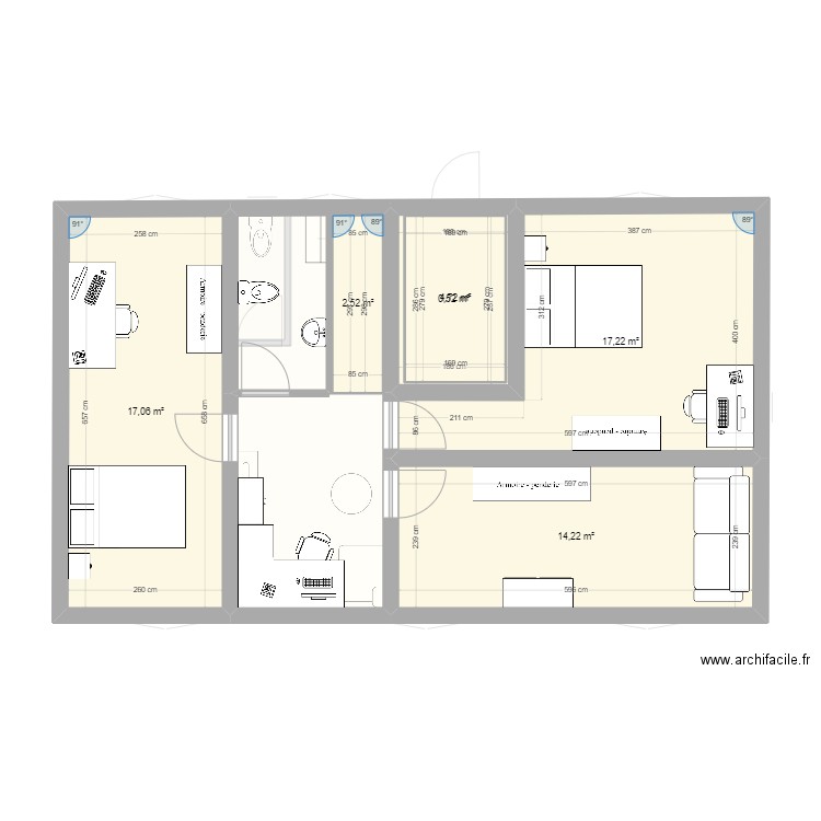 Bréhal . Plan de 0 pièce et 0 m2