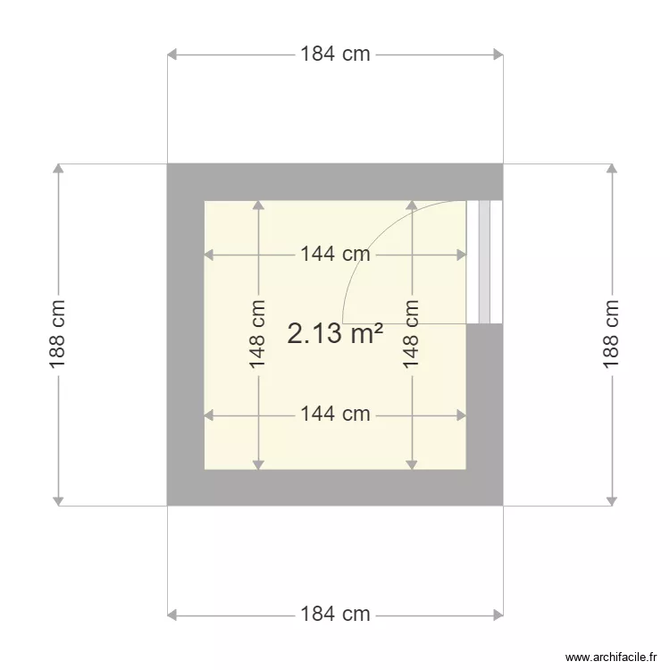 PH 3 WC Couloir 1. Plan de PH 3 WC Couloir 1. Plan de