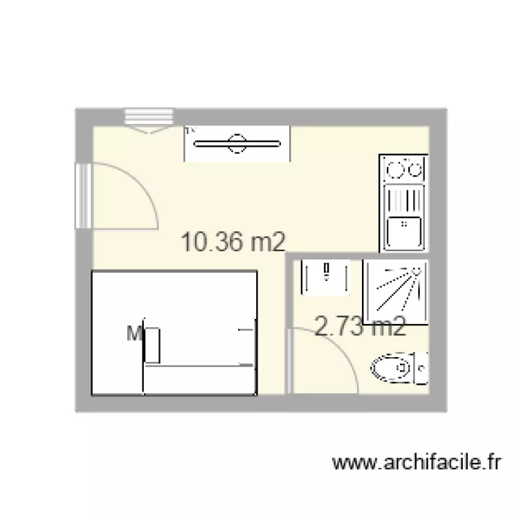 appart Dijon. Plan de 