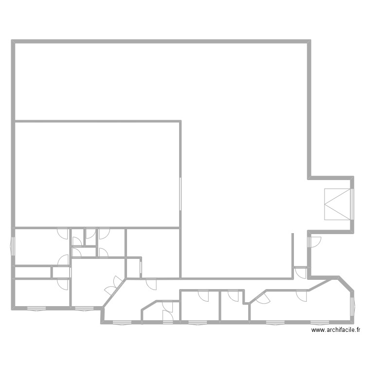 SCI BOULEAU. Plan de 13 pièces et 462 m2