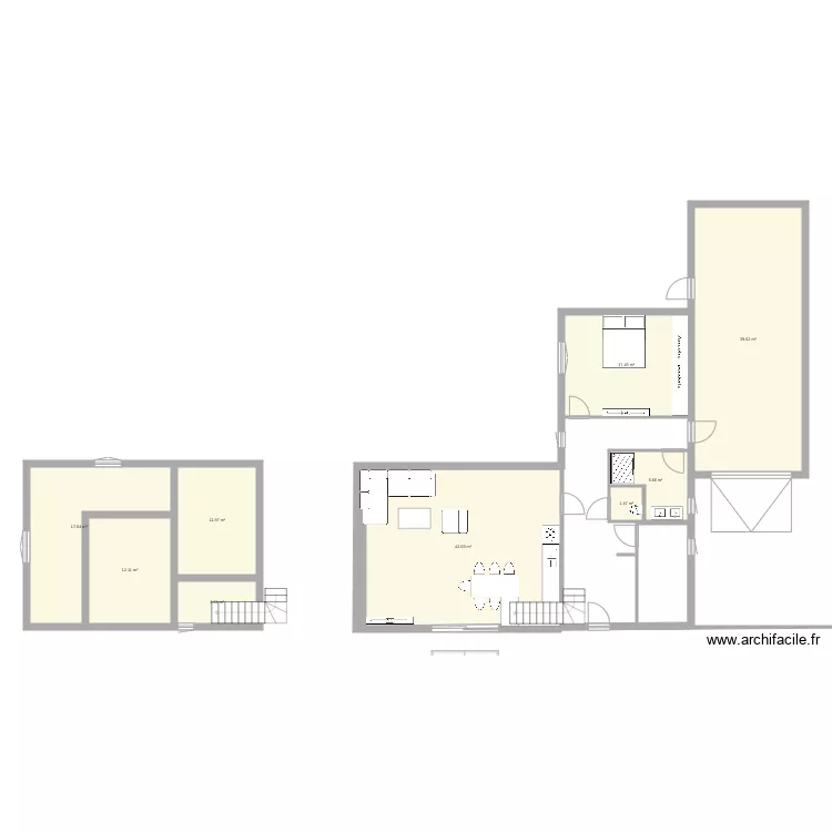 Maison phil 3. Plan de 
