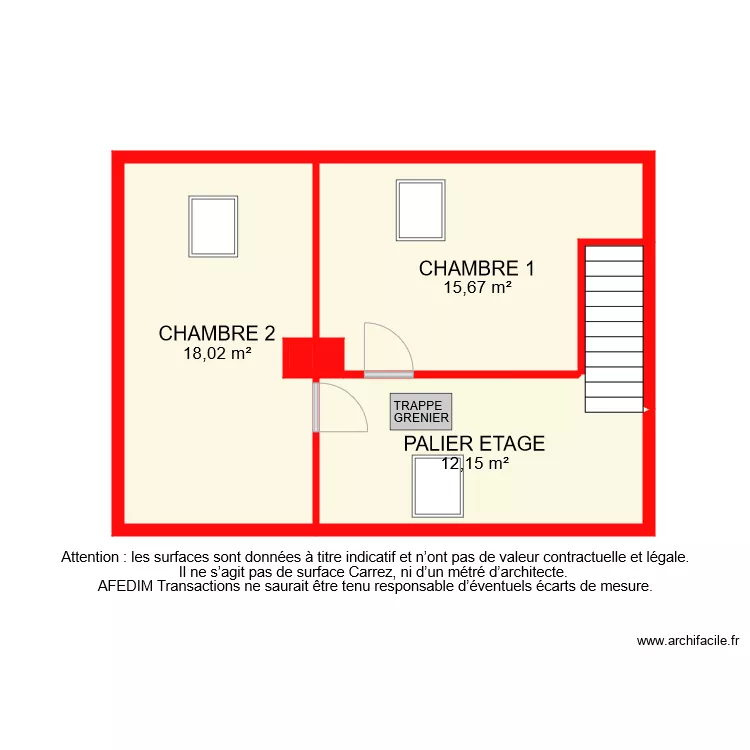 BI 8886 ETAGE 2. Plan de 