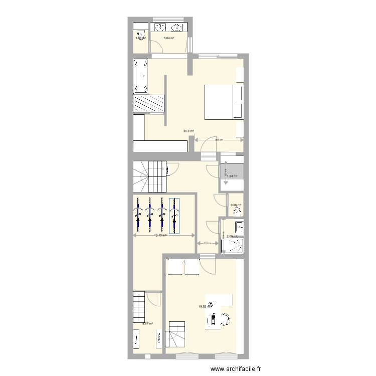 Tabellion Rez semi enterré version 11. Plan de 0 pièce et 0 m2