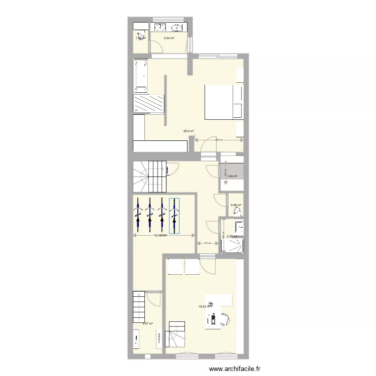 Tabellion Rez semi enterré version 11. Plan de 0 pièce et 0 m2 Tabellion Rez semi enterré version 11. Plan de 0 pièce et 0 m2