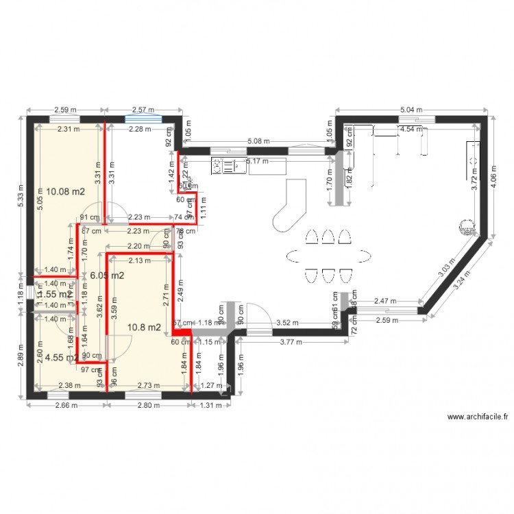 Plan rénovation Maison François 3 Février 2017. Plan de 0 pièce et 0 m2