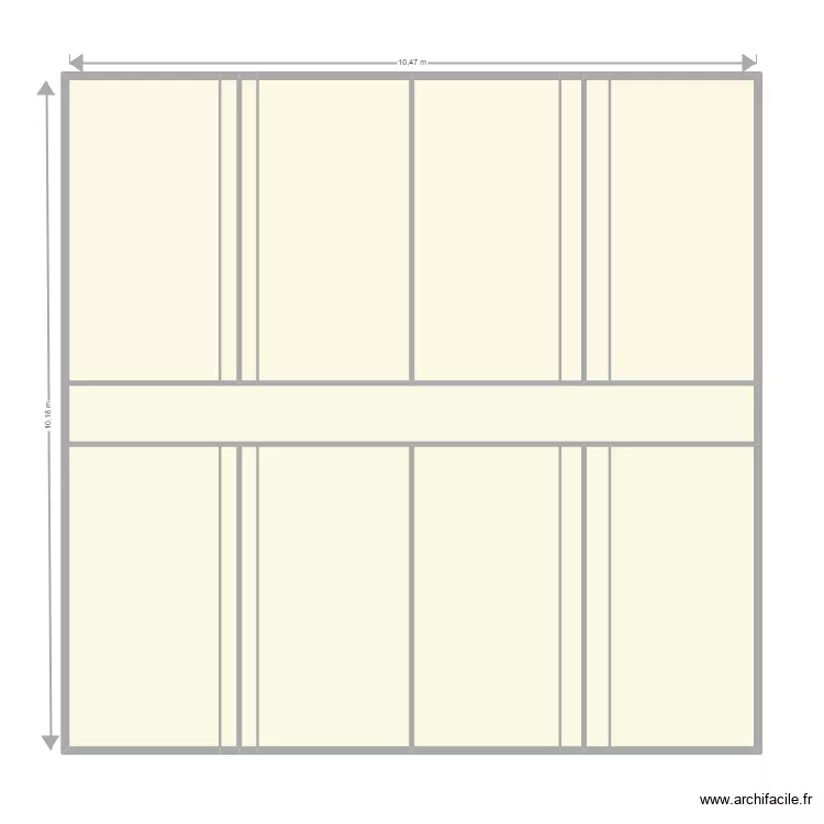 chevanne E11. Plan de 