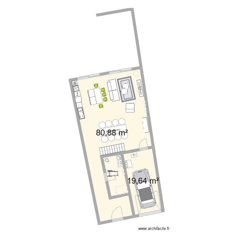 holacourt rénovation 1. Plan de 0 pièce et 0 m2