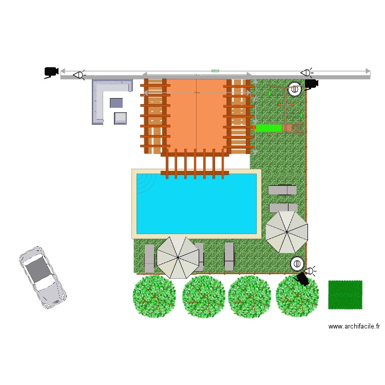 PERGOLA GAZEBO JARDIN 3. Plan de 0 pièce et 0 m2