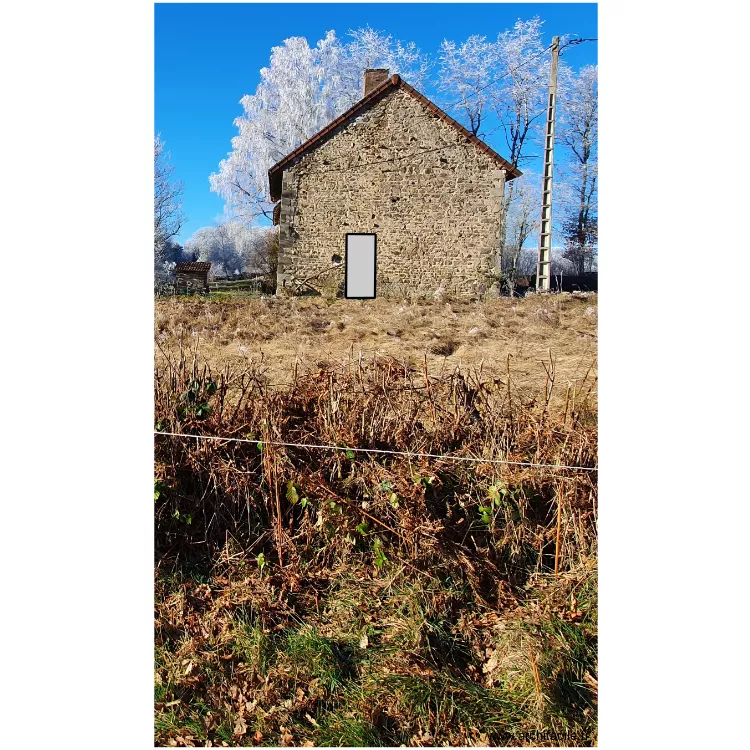 DP facade Est porte. Plan de 