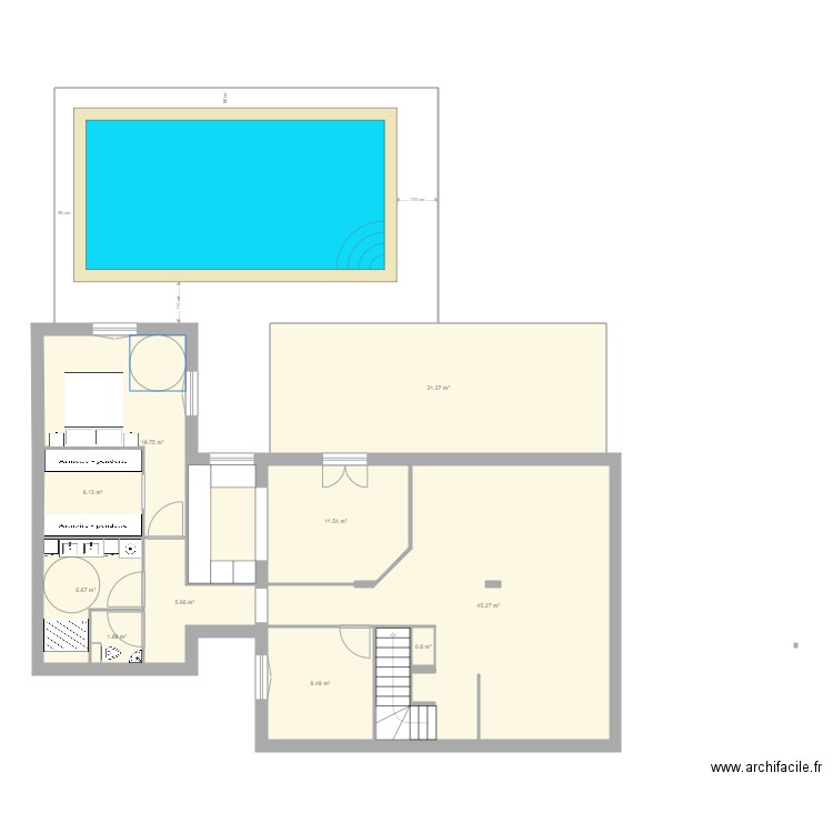 maison 1. Plan de 0 pièce et 0 m2