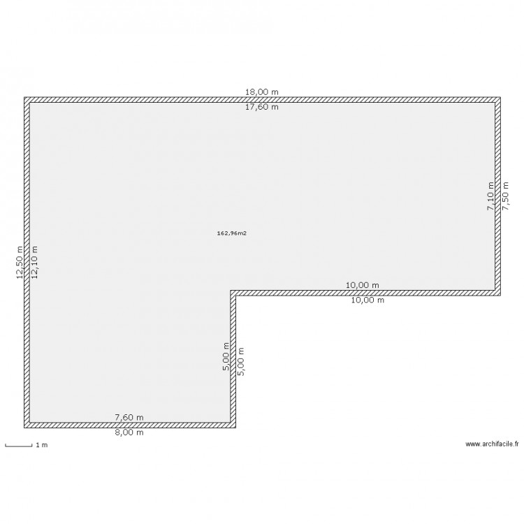 PLAN DE BASE MURS20CM. Plan de 0 pièce et 0 m2