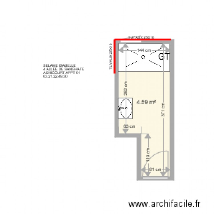 SELAME ISABELLE. Plan de 0 pièce et 0 m2