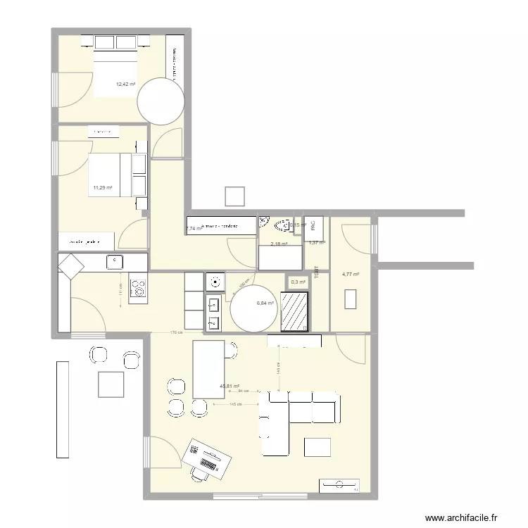 LIGNE BLEUE 38. Plan de 