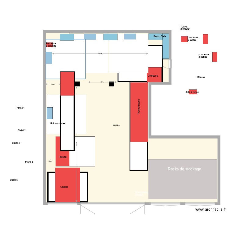 Mon atelier Serrurerie . Plan de 0 pièce et 0 m2