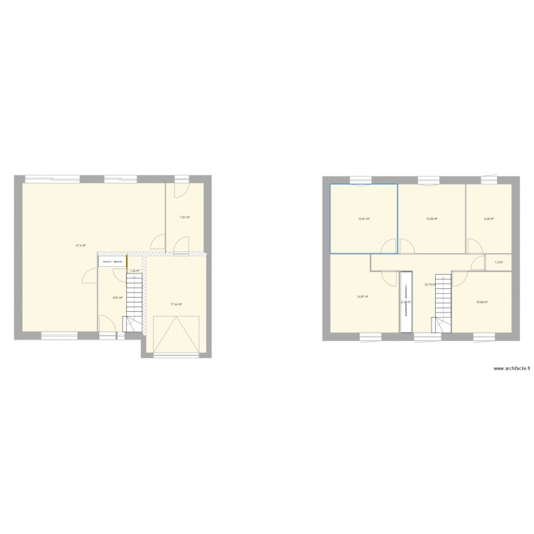 Maison R1 Allennes 2. Plan de 0 pièce et 0 m2