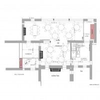 espace evenementiel  implantation tables 