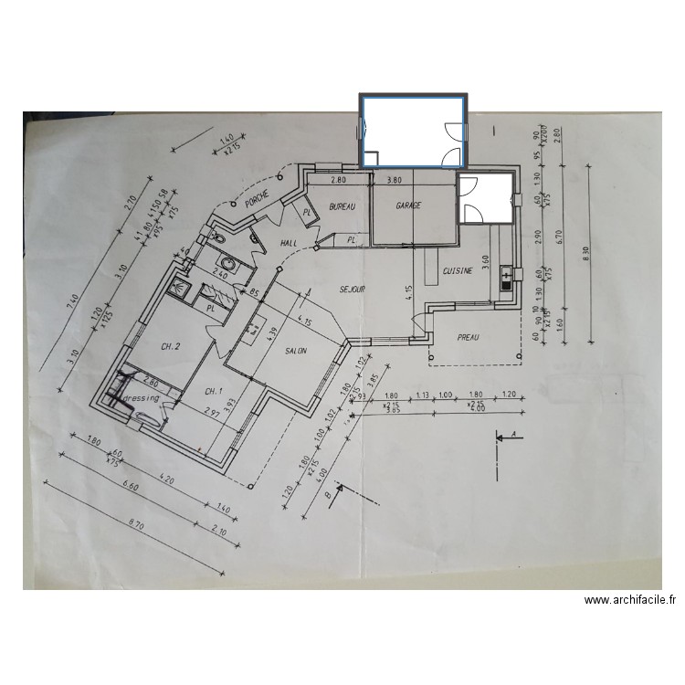 LEBLOCK. Plan de 0 pièce et 0 m2