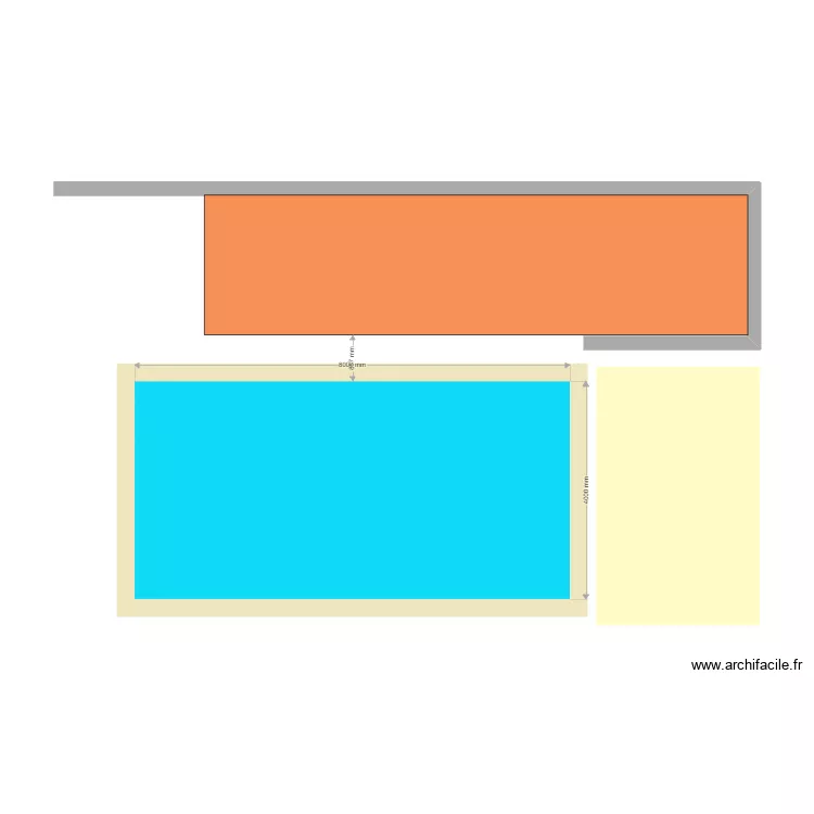 piscine 2. Plan de 