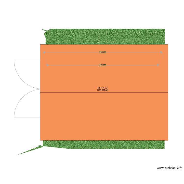 garge1. Plan de 0 pièce et 0 m2