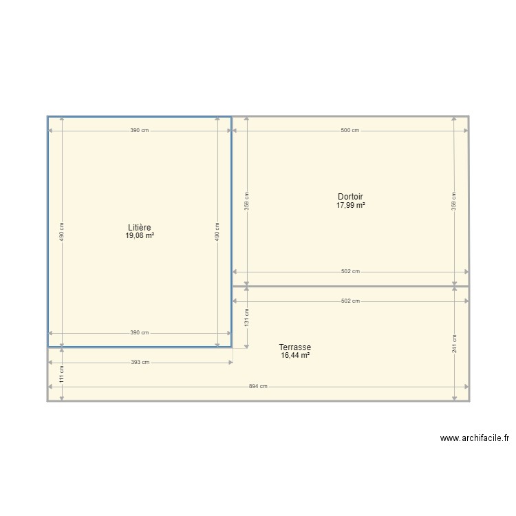 Niche Shanti. Plan de 0 pièce et 0 m2